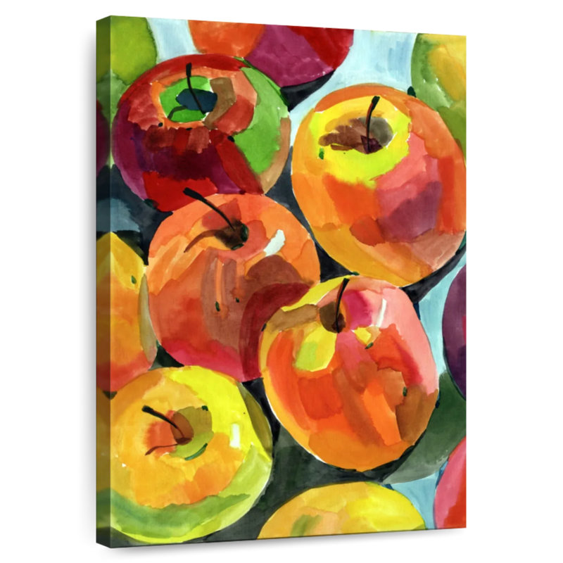 Yarlin Still Life Apples, 51" H x 34" W