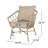 Cozy Patio Club Chair - With & Seat Cushions, 25.50"d X 26.50"w 28.75"h, Brown, 300 Lbs Capacity Outdoor Style Weave Max