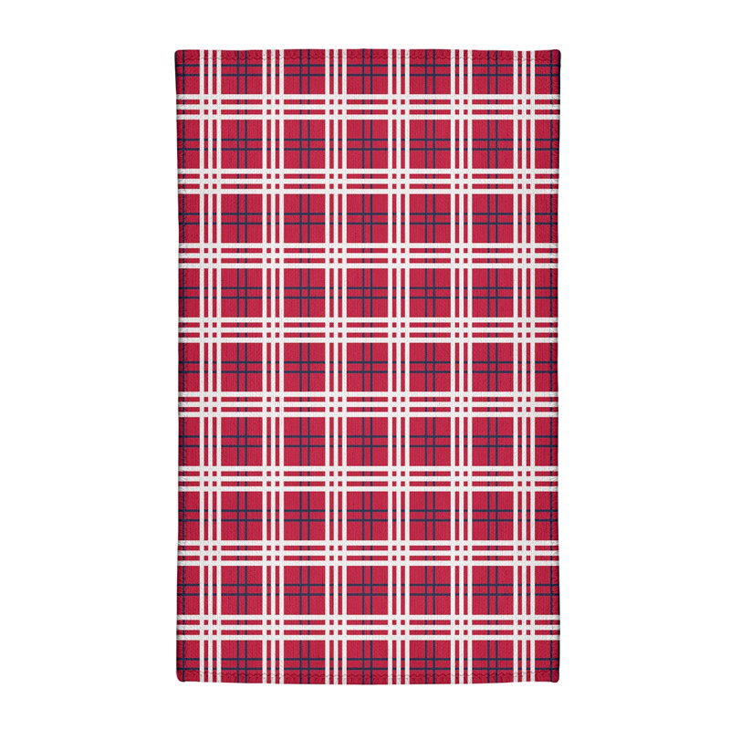 Plaid Indoor Rug, Rectangle 4' x 6'