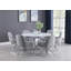 Fauteuil rembourré gris clair Dennen