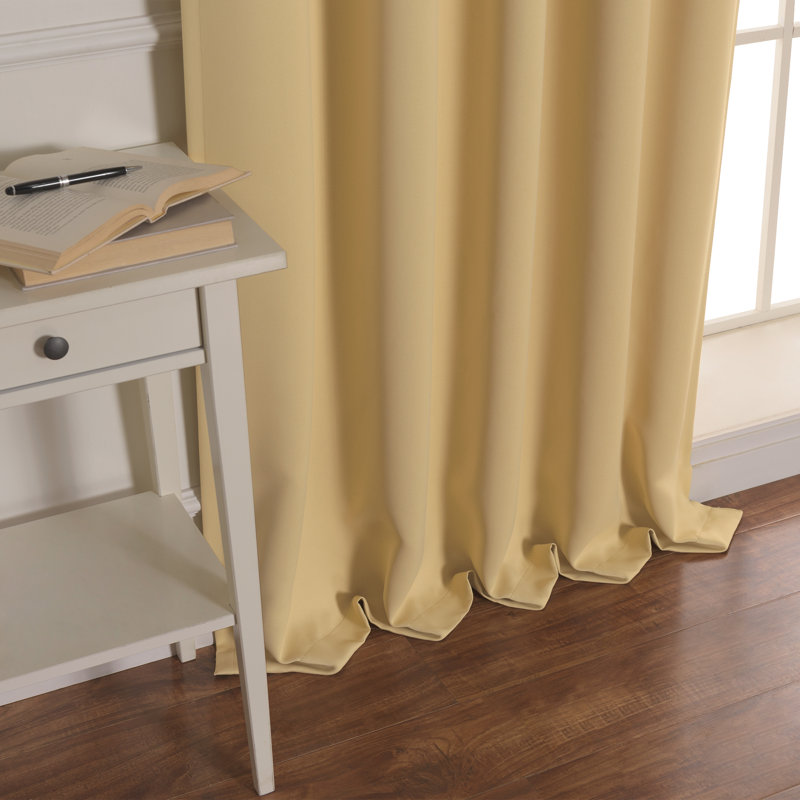 Molloy Room Darkening Curtain Panel Pair, 52" W x 84" L, Sunlight
