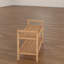 6 Pair Stackable Solid Wood Shoe Rack