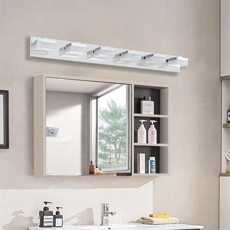Miroir de salle de bain Modern, Chrome chrome