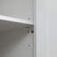 Garde-manger autoportant de 72 po à 4 portes, organisateur d'armoire de rangement à 4 niveaux et tablettes réglables