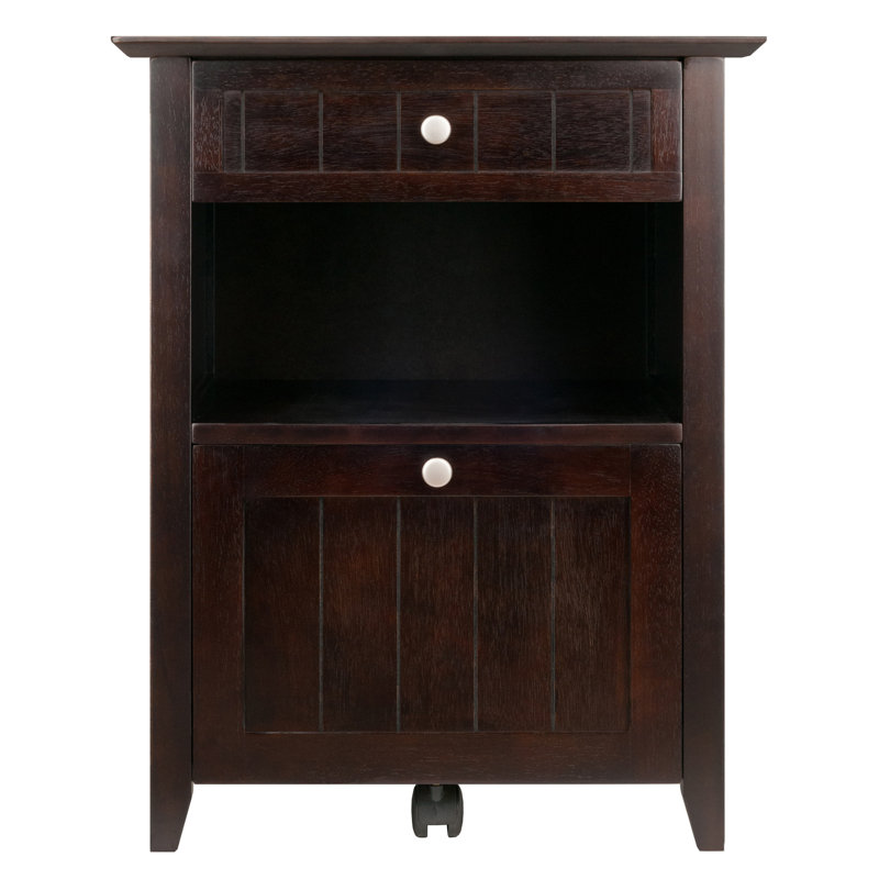 24.17'' Wide 2 -Drawer Mobile File Cabinet