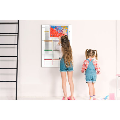 Magnetic Glass Photo Memo Board