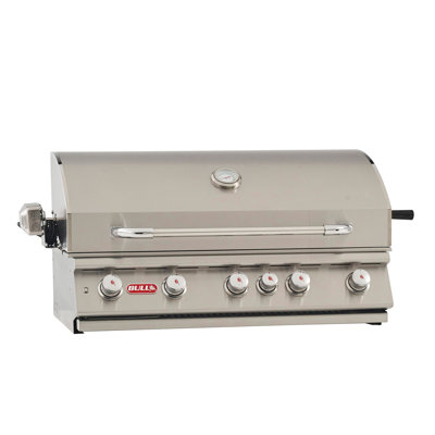 Barbecue au gaz naturel encastré à 5 brûleurs Bull Outdoor Products de Brahma