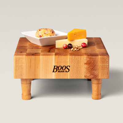 BoosBlock® 3" Thick Butcher Block Cutting Board with Legs