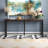 70.9-Inch Extra Long Console Table Behind Couch, Sofa Table for Living Room Small Space, Rustic Industrial Narrow Entryway Table (Brown)-1859871037