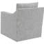 Fauteuil pivotant gris Merced