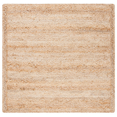 Weinman Natural Fiber Hand Loomed Jute Solid Color Rug