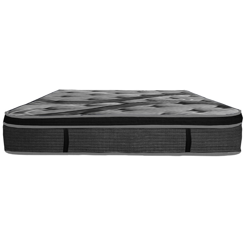 Full Size Mattress 14in, Euro Top Dark Grey For Back Support 14in Mattress, Size, A Calm Sleep