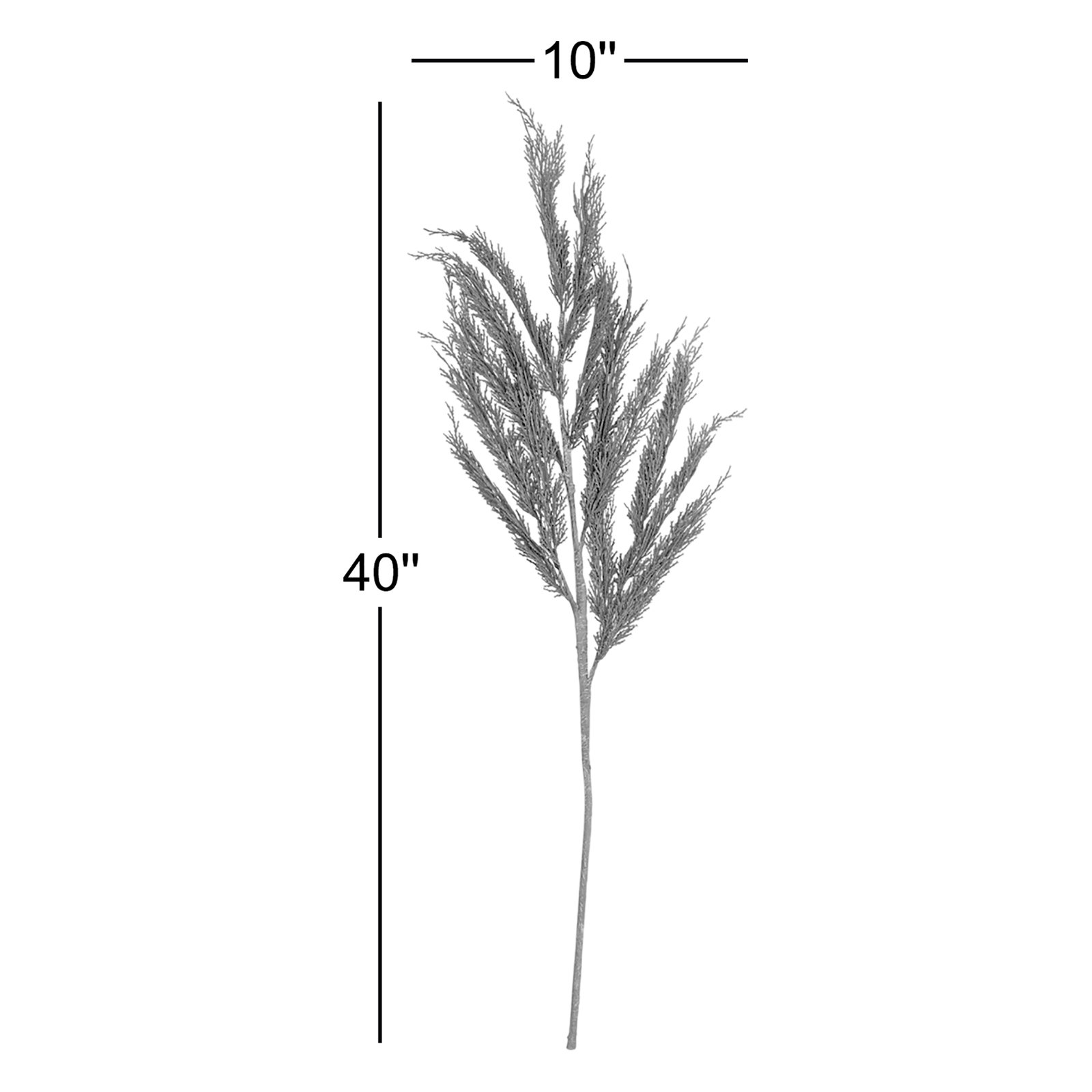 40" Artificial Christmas Evergreen Pine Cypress Spray