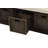Rustic Storage Bench With 3 Removable Classic Rattan Basket , Entryway Bench With Removable Cushion-276792475