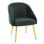 Chaise avec accoudoirs en velours Sutton-1001593174