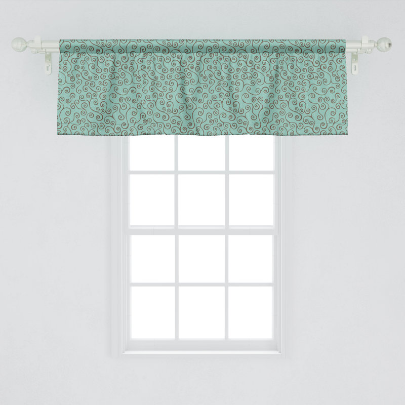Ensemble de 2 cantonnières à motif abstrait Ambesonne, L 54 po x L 12 po