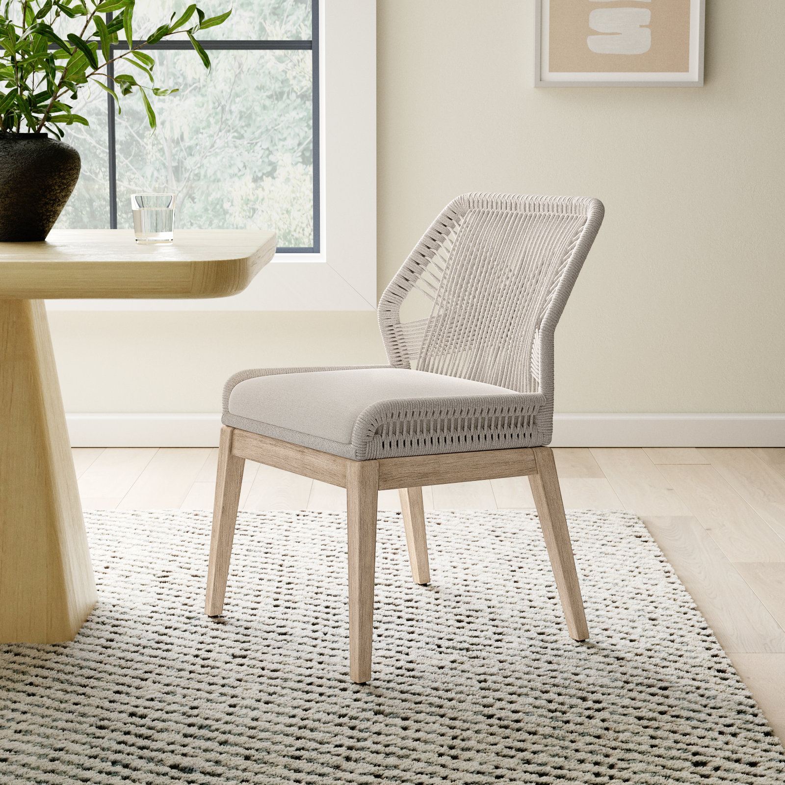 Gurnelle Dining Chair, Pumice