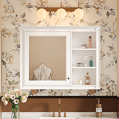 Armoire à pharmacie murale avec miroir