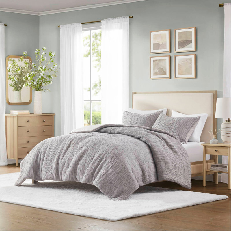 3 Piece Oversized Comforter Set-Full/Queen