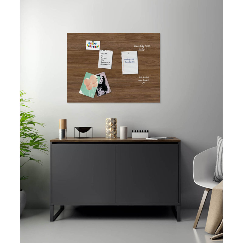 Magnetic Glass Photo Memo Board