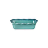 Le Creuset Stoneware Heritage Fluted Loaf Pan, 9 In. - Blue Riviera