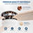 52 Inch Smart Ceiling Fan with Lights, Alexa Compatible, App & Remote Control, Dimmable LED, 3 Color Temps, 6 Speeds, Quiet DC Motor for Indoor Outdoor, White-129492915