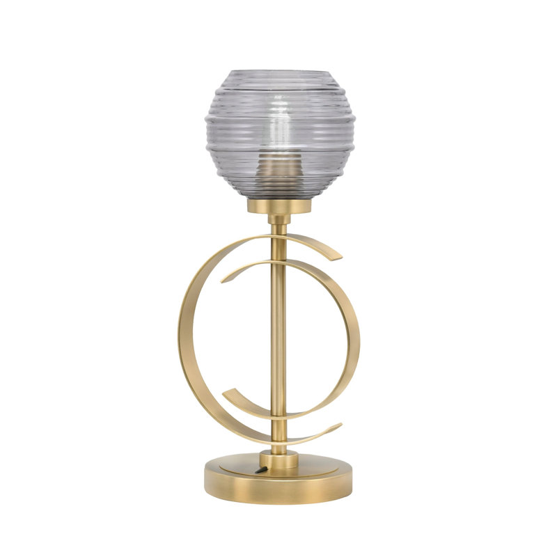 Aroon Lamp, Black, Brass