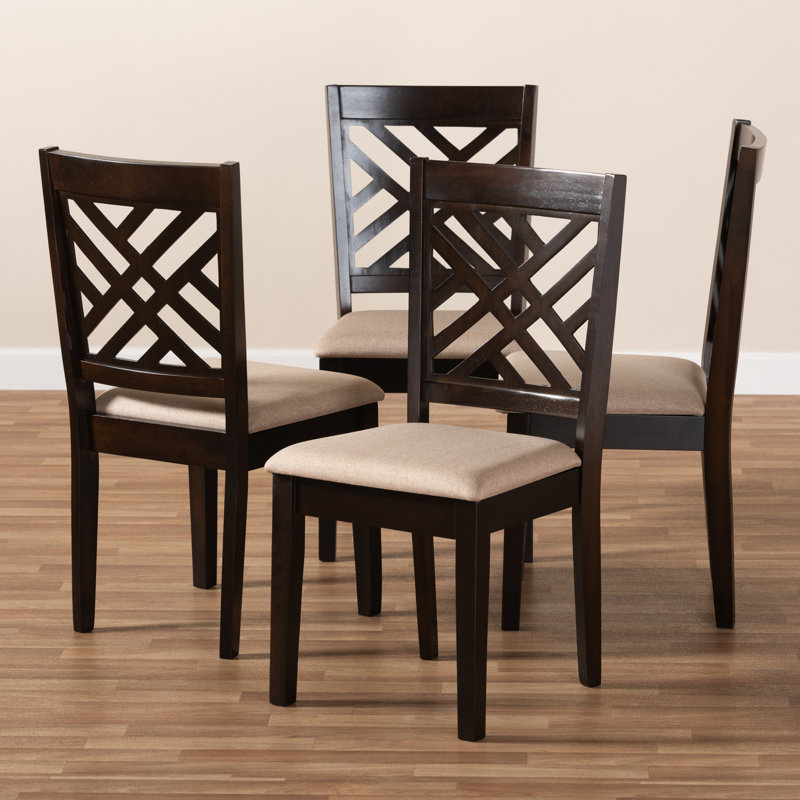 Chaise d'appoint rembourrée Fraserburgh, Sable