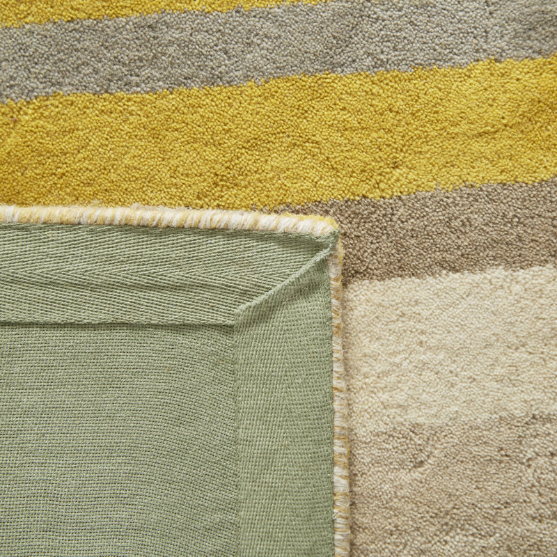 Wool Striped Indoor Rug, Runner 2'6" x 8'