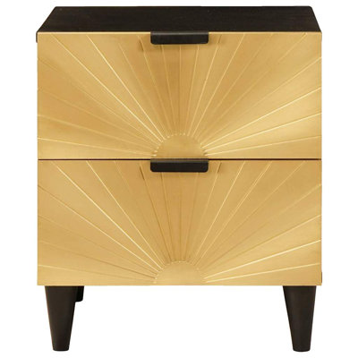 40cm W Solid Wood Bedside Table