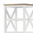 72.5'' H 2 - Drawer Media Shelves in White and Brown