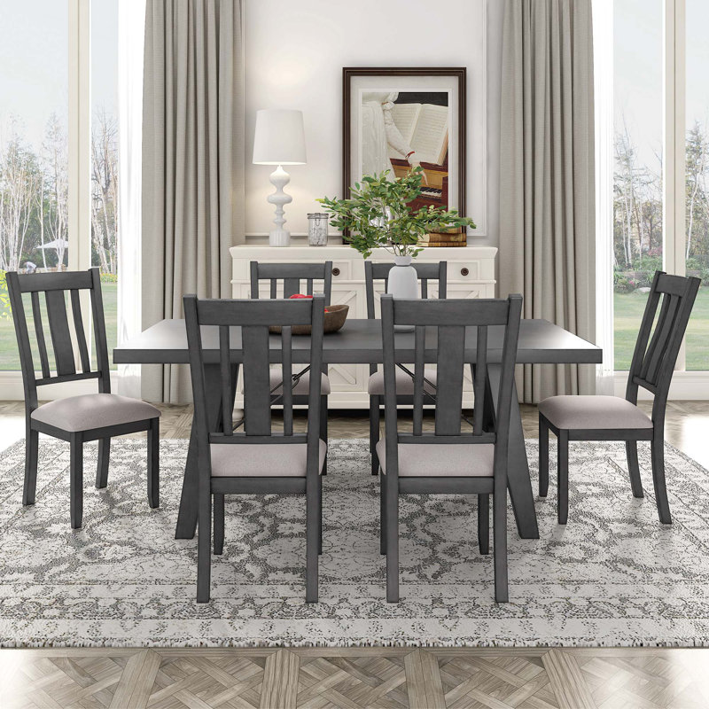 Ensemble repas pour 6 personnes Essie, Gris