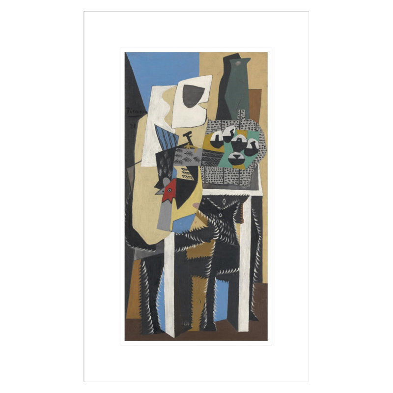 «Dog and Cock» par Pablo Picasso, impression giclée sur cadre, H 21,75 po x l 13,67 po