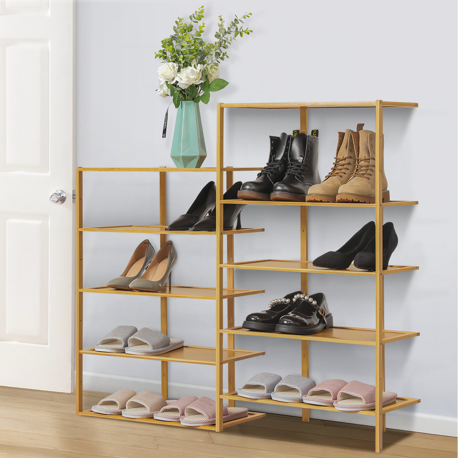 30 Pair Shoe Rack 1459014DS(LKFS10) - More Than A Furniture Store