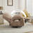Harvard 41.3" Oversized Swivel Recliner Chair With Massage & Heating-1296139223