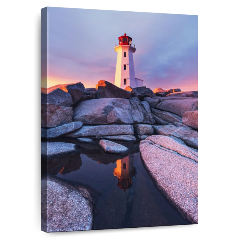 Aletra Peggys Point Lighthouse Vista, 39" H x 26" W