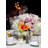 Polyether Polyurethane (PU) Lillies Arrangement in Vase-866088985