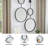 Moorman Metal Flat Wall Mirror