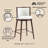 Evalyn Leatherette Barstool With Beech Wood Legs-2015033075