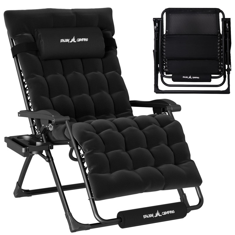 Très grand fauteuil inclinable Kubecki, Noir, noir, noir, noir