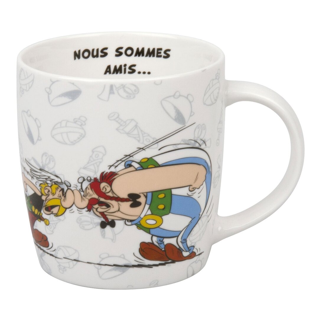 Kaffeebecher Asterix Nous Sommes Amis aus Bone China