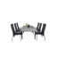 Faiyaz 6 - Person Patio Dining Set Extendable Rectangular Table-1510407266
