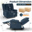 Grand et grand fauteuil inclinable électrique avec double moteur, appui-tête électrique, capacité de 400 lb, charge USB-C-1896236142-2139774380