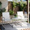 Ensemble bistro long avec coussins 17,71 po pour 2 personnes Hansley