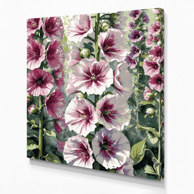 "Watercolor Botanical" 38, art mural sur toile beige
