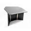 Assembled 27" Table Top Podium with Folding Design, Portable - Black