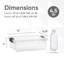  Boîte de rangement transparente avec couvercle, bacs de rangement en plastique de 4,5 pintes pour l'organisation, caisses empilables, sans BPA, non toxiques, sans odeur, organisateurs pour la maison, le bureau, l'école et le dortoir, paquet de 8