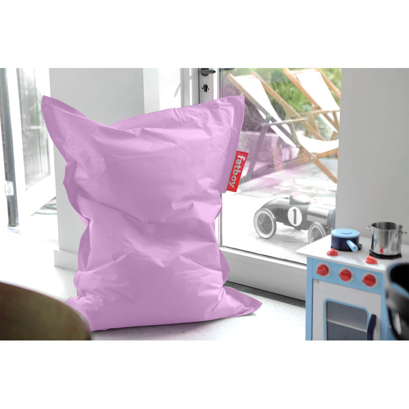 Original Slim Bean Bag Chair, Black, 51" x 39"