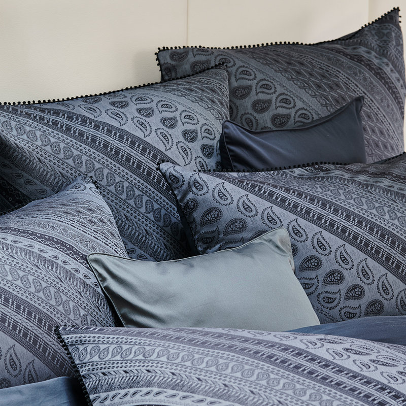Glowacki Cotton Geometric Shapes Duvet Cover