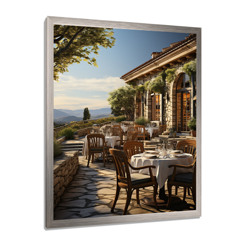 Country clubs d'extérieur V, H 44 po x l 34 po x P 1,5 po, Argent